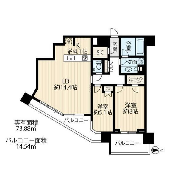 2LDK