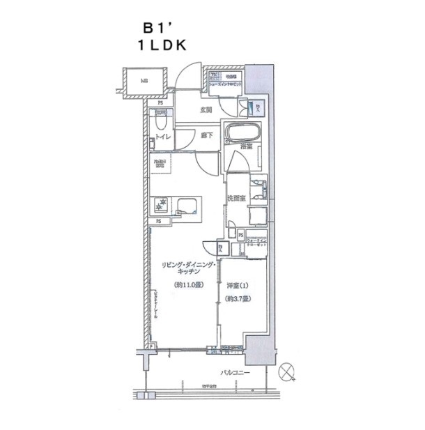 1LDK