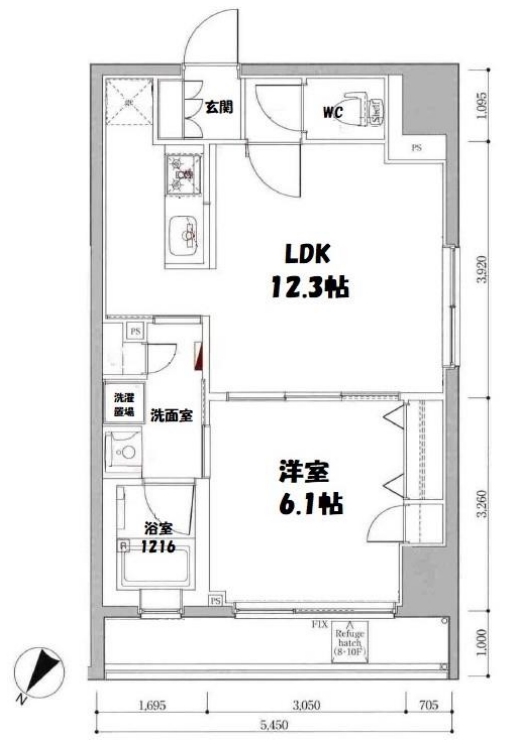 1LDK
