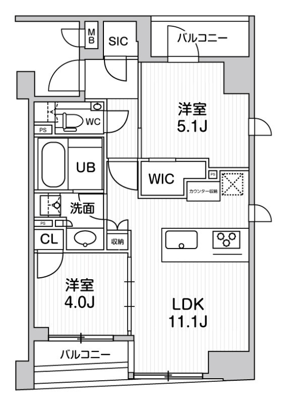 2LDK