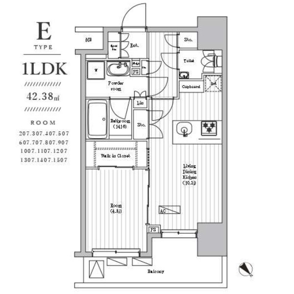 1LDK