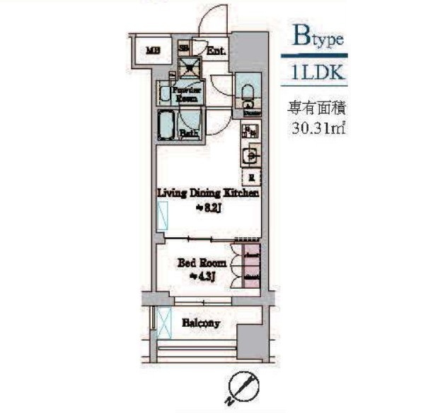 1LDK