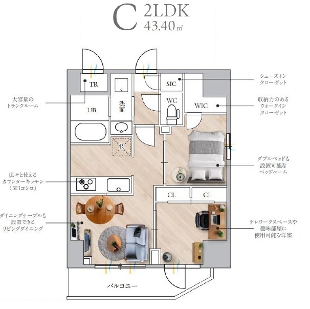 2LDK